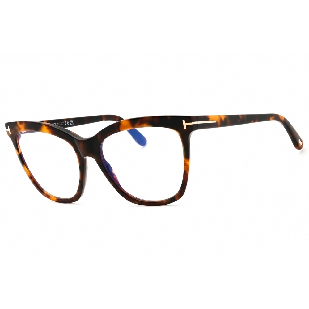 NWT Tom Ford FT6042-B Dark Havana Cat Eye 54mm Eyeglasses